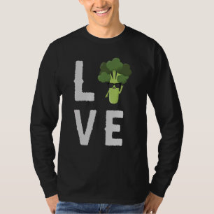 T-shirt Mangez sain J'aime Broccoli Queen Plante à base de
