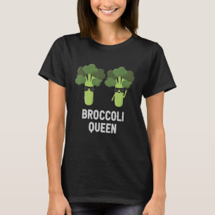 T-shirt Mangez sain J'aime Broccoli Queen Plante à base de