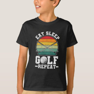 T-shirt Mangez Sleep Golf Répéter Joueur de golf Golfing G