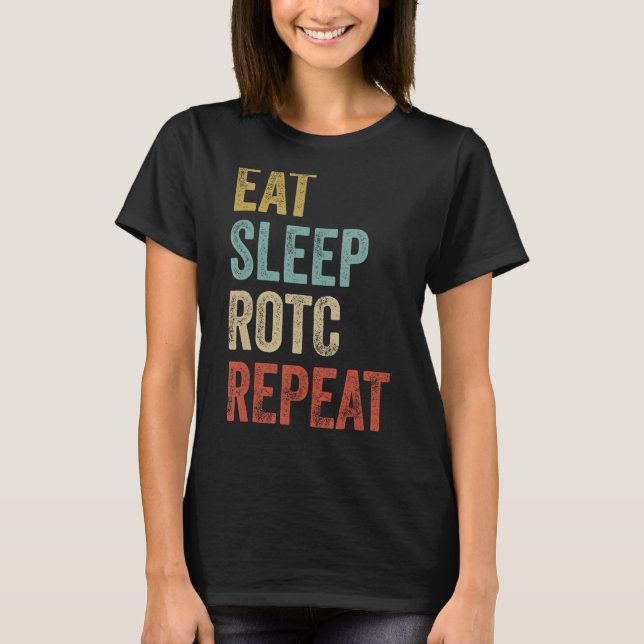 T-shirt Mangez Sleep ROTC Répéter ROTC US ROTC 1 (Devant)
