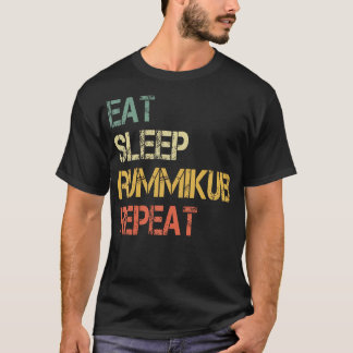 T-shirt Mangez Sleep Rummikub Répéter Drôle Joueur amusant