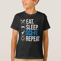 Mangez Sleep Sci-Fi Répéter