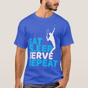 T-shirt Mangez Sleep Servez Drôle Drôle cadeau de tennis p