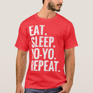 T-shirt Mangez Sleep Yo Yo Répéter