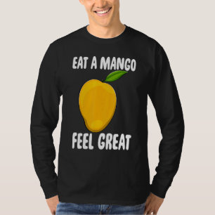T-shirt Mangez Un Mango Et Sentez-Vous Super Amour Fruit M