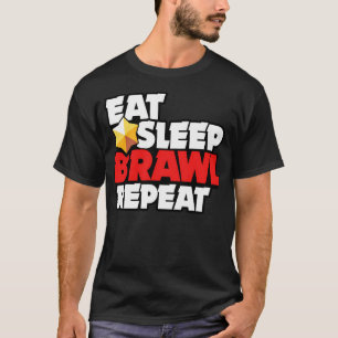 T-shirt Mangez une répétition du freinage du sommeil - Éto