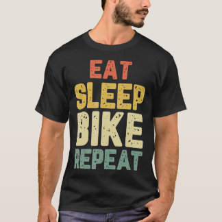 T-shirt Mangez Vélo Sommeil Vélo Vélo Vélo Vélo Vélo Cadea