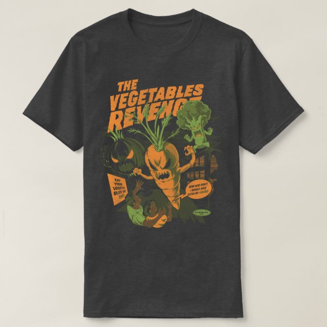 T-shirt Mangez vos légumes (Design devant)