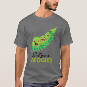 T-shirt Mangez vos Légumes Edamame Vegan Vegan Vegan FB bi