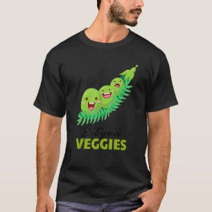 T-shirt Mangez vos Légumes Edamame Vegan Vegan Vegan FB bi