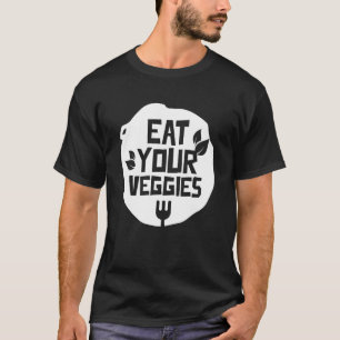 T-shirt Mangez Vos Légumes Jardin Végétalien Plan