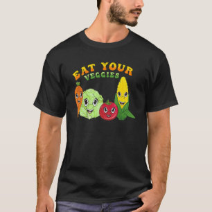 T-shirt Mangez Vos Légumes Journée Mondiale Végétarienne V