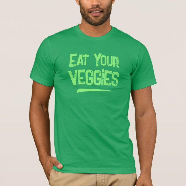 T-shirt Mangez vos Légumes masculins (Devant)