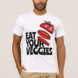 T-shirt Mangez vos légumes personnalisables - Version Toma