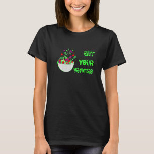 T-shirt Mangez vos Légumes Végétarien Végétarien Manger sa