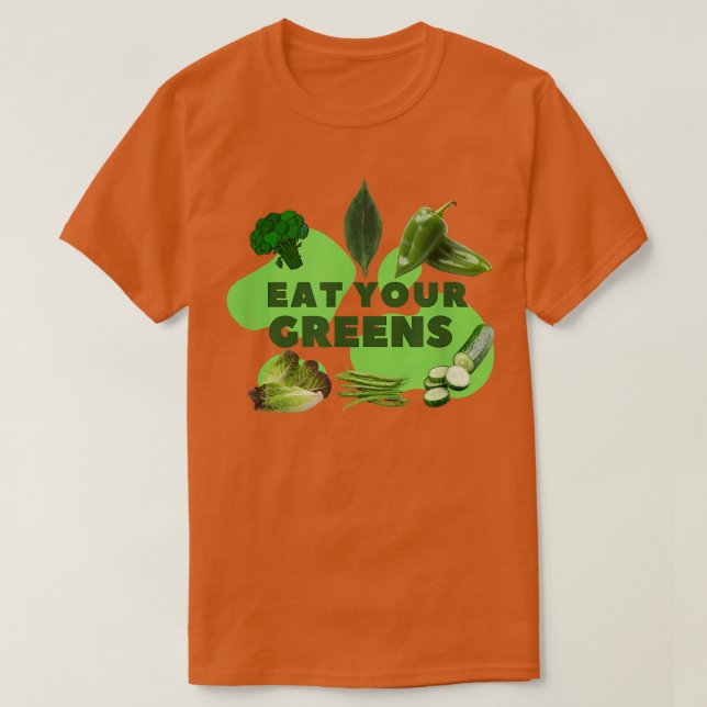 T-SHIRT MANGEZ VOS VERTS (Design devant)