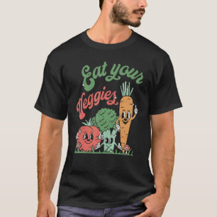 T-shirt Mangez Votre Marché Légume Famer Soyez Gentil À Ch
