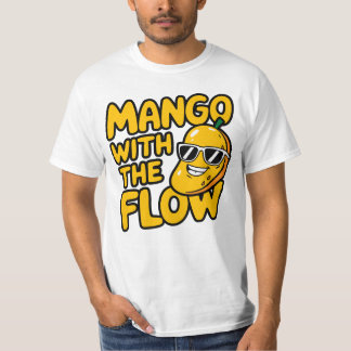 T-shirt Mango avec le flux - Amusant, cool & jeu de mots s