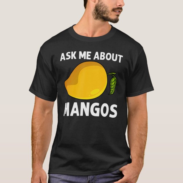T-shirt Mango cool Pour Hommes Femmes Mangos Mangues Fruit (Devant)