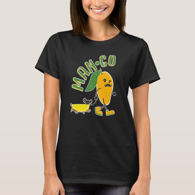 T-shirt Mango Dachshund Cool Man Go (Devant)