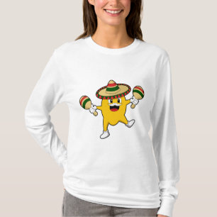 T-shirt Mango en Musicien avec Maraca