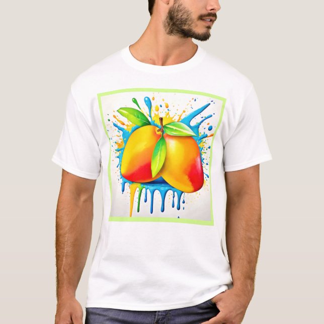 T-shirt Mango Splash de couleur (Devant)