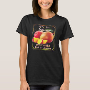 T-shirt Mango Vegan Fruits Et Légumes Sains