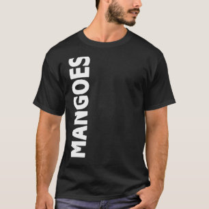 T-SHIRT MANGOES MOT DE FRUITS ANDOM SUR LE CÔTÉ DE