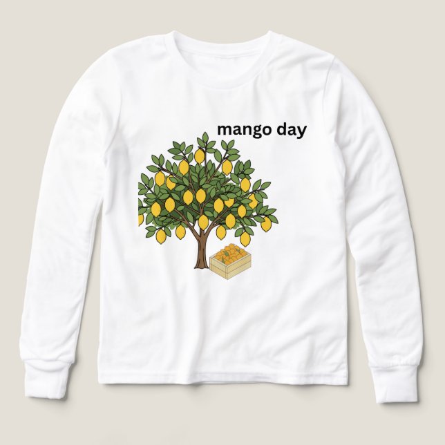 t shirt mangue (Motif recto)