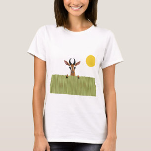 T-shirt Mangue le coup d'oeil de gazelle