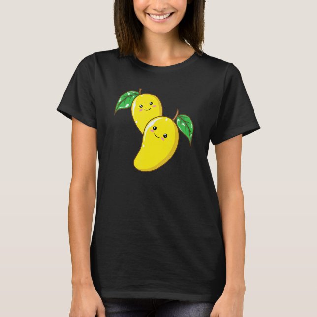 T-shirt mangues jaunes (Devant)