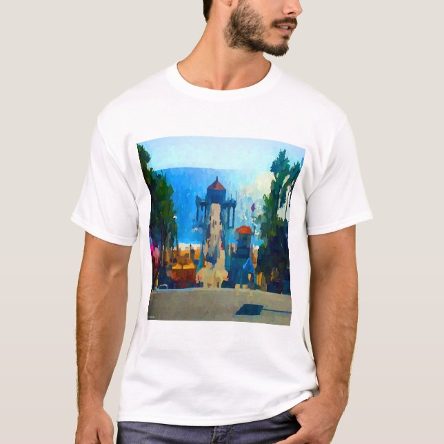 T-shirt Manhattan Beach California (Devant)