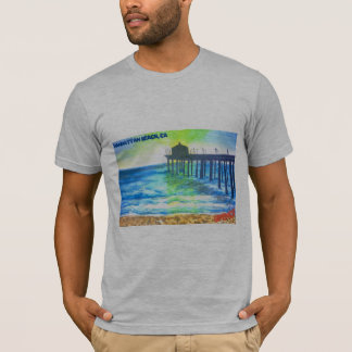 T-shirt Manhattan Beach Pier Pression