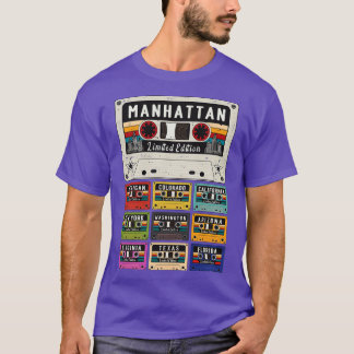 T-shirt Manhattan City rétro 1