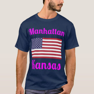 T-shirt Manhattan Kansas Imprimés Élégants4