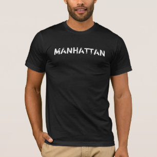 T-shirt Manhattan Text Nyc New York Modèle