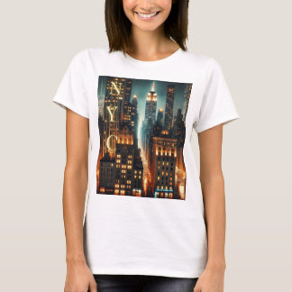T-Shirt Manhattan Vibes – Rue audacieuse de New Yo