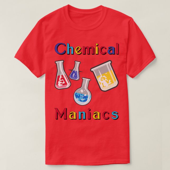 T-shirt Maniacs chimiques 3 (Design devant)