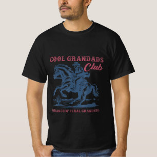 T-shirt Manier Mes Petits-Enfants Féraux Cowboy Racccoon
