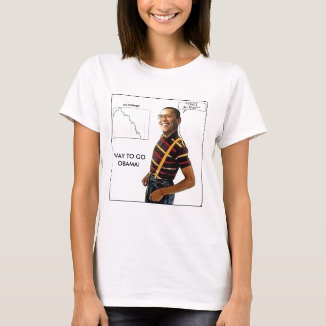 T-SHIRT MANIÈRE D'ALLER OBAMA ! (Devant)