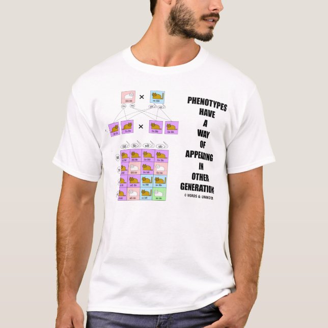 T-shirt Manière de phénotypes d'apparaître dans d'autres (Devant)