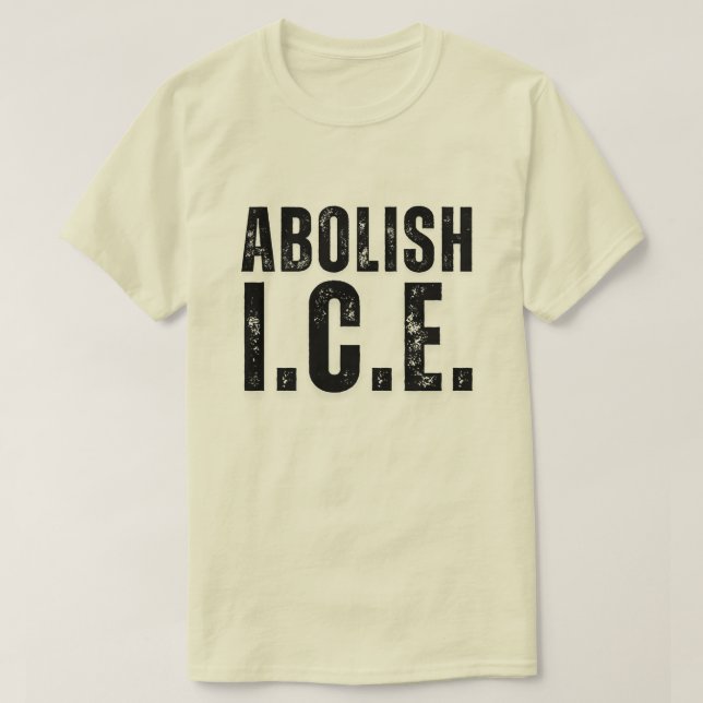T-shirt Manif anti-abolition de l'ICE (Design devant)