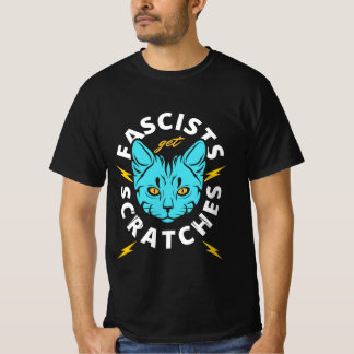 T-shirt Manifestation de chats contre les fascistes Classi