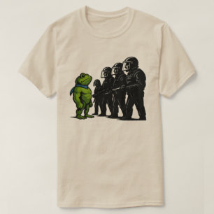 T-shirt Manifestation de grenouille de Portland l Résister