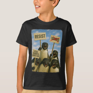 T-shirt Manifestation de pingouins contre les tarifs Activ