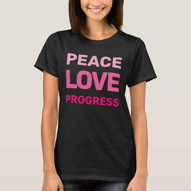 T-shirt Manifestation de protestation de la paix amour pro (Devant)