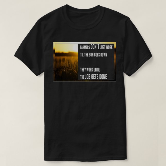 T-shirt Manifestation des agriculteurs Citation des agricu (Design devant)