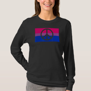 T-shirt Manifestation des signes pacifistes hippie gay bis