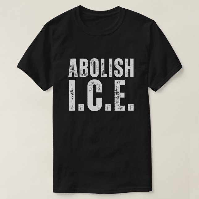 T-shirt Manifestation pour l'abolition de l'ICE (Design devant)