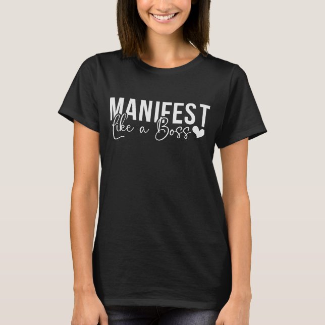 T-shirt Manifeste comme un patron (Devant)
